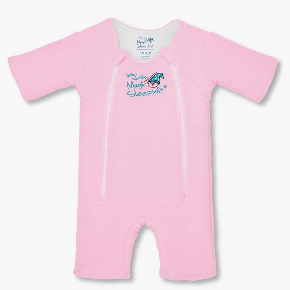 EUC Baby Merlin’s Magic Sleep Suit - Size Small - Pink - 3-6 Months